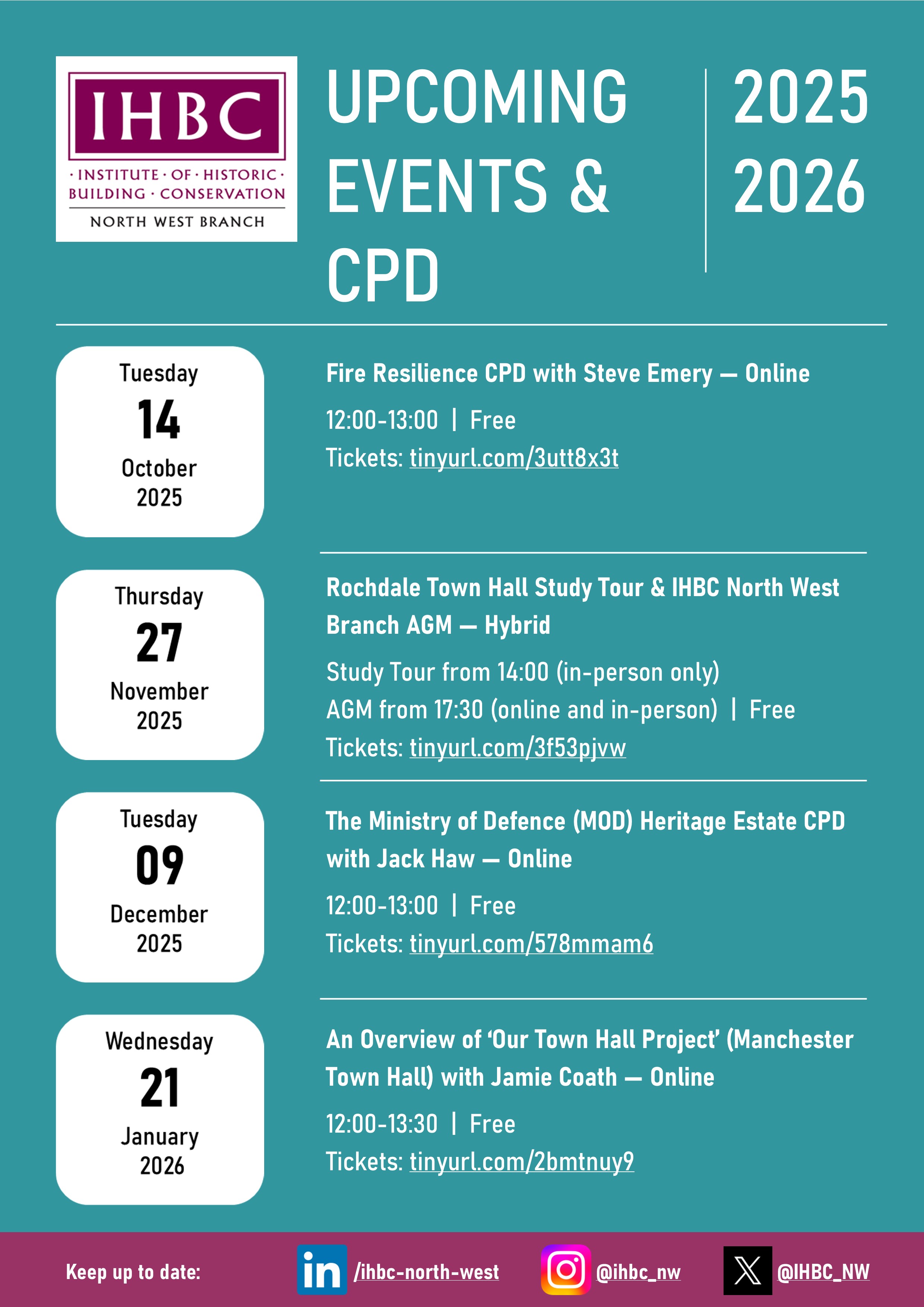 NW upcoming events