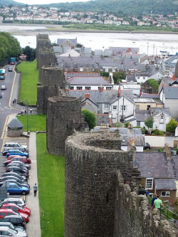 Conwy town walls