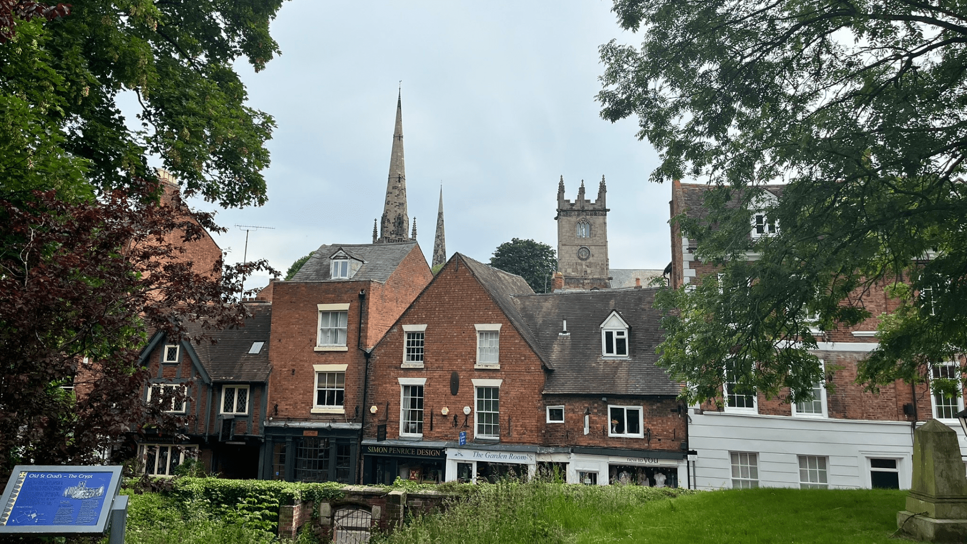 View from Old St. Chad&apos;s Church